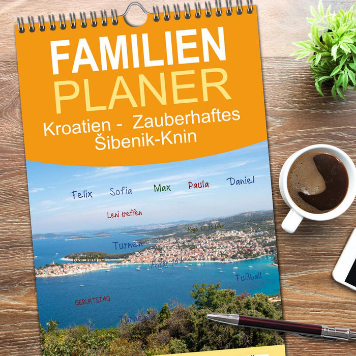 Kroatien - Zauberhaftes Šibenik-Knin (CALVENDO Familienplaner 2026)