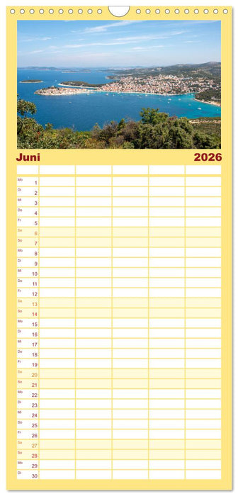 Kroatien - Zauberhaftes Šibenik-Knin (CALVENDO Familienplaner 2026)