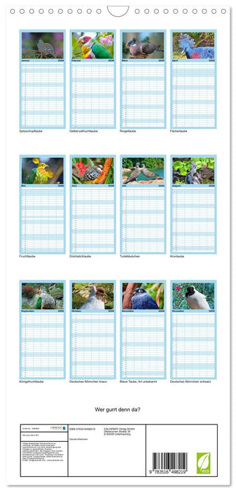 Wer gurrt denn da? (CALVENDO Familienplaner 2026)