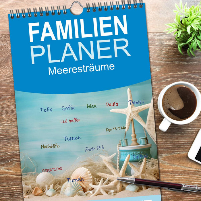 Meeresträume (CALVENDO Familienplaner 2026)