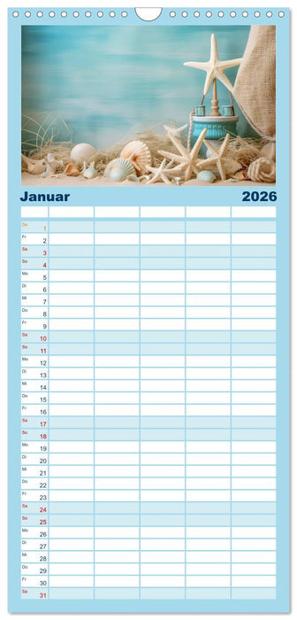 Meeresträume (CALVENDO Familienplaner 2026)