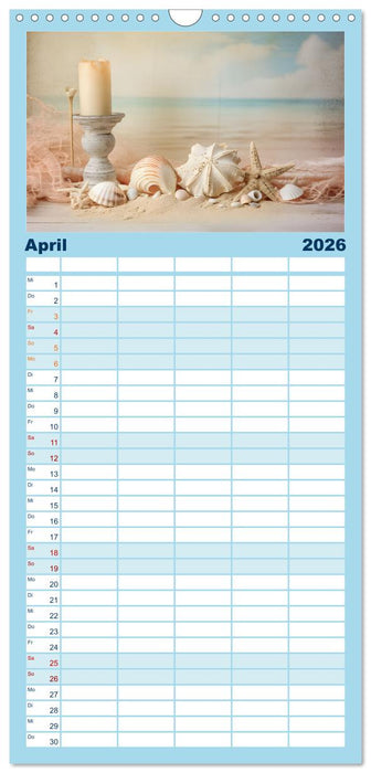 Meeresträume (CALVENDO Familienplaner 2026)