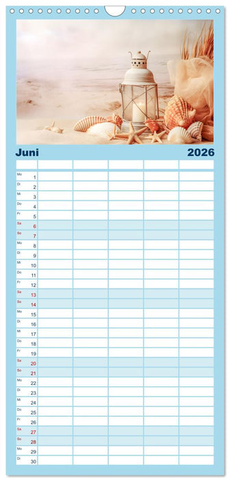 Meeresträume (CALVENDO Familienplaner 2026)