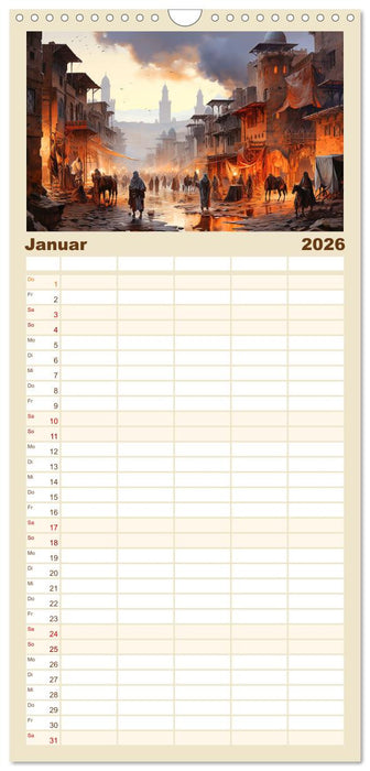 Die Karawane zieht weiter (CALVENDO Familienplaner 2026)