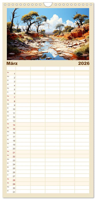 Die Karawane zieht weiter (CALVENDO Familienplaner 2026)