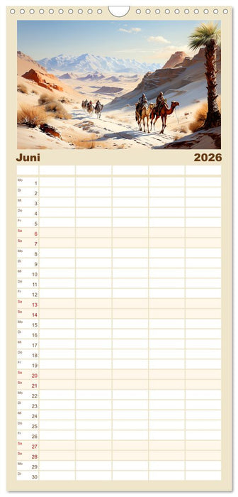Die Karawane zieht weiter (CALVENDO Familienplaner 2026)