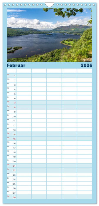 Großbritannien - England (CALVENDO Familienplaner 2026)