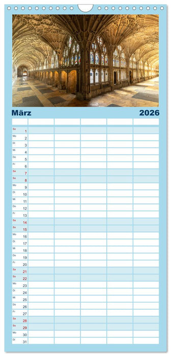 Großbritannien - England (CALVENDO Familienplaner 2026)