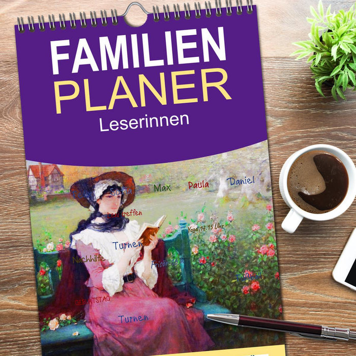 Leserinnen (CALVENDO Familienplaner 2026)