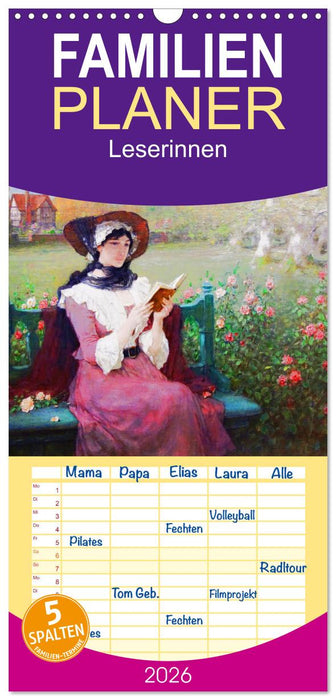Leserinnen (CALVENDO Familienplaner 2026)
