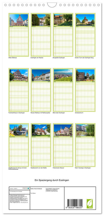 Ein Spaziergang durch Esslingen (CALVENDO Familienplaner 2026)