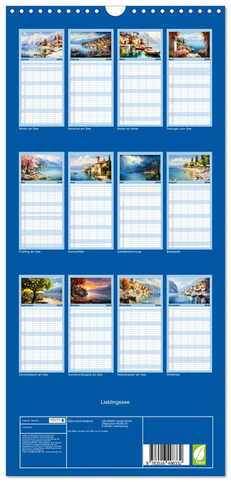 Lieblingssee (CALVENDO Familienplaner 2026)