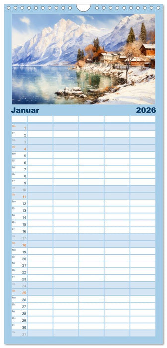 Lieblingssee (CALVENDO Familienplaner 2026)