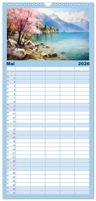 Lieblingssee (CALVENDO Familienplaner 2026)