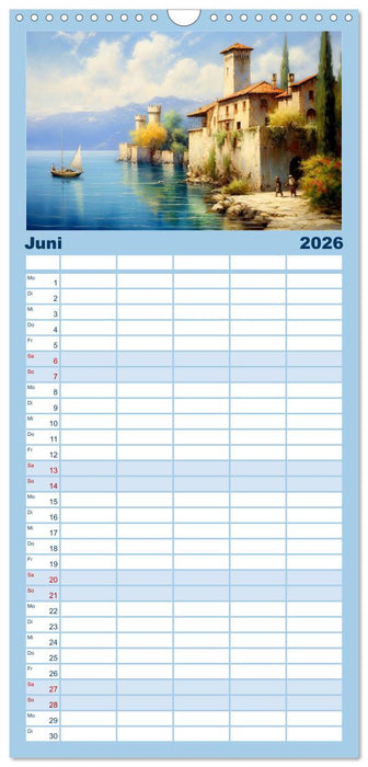 Lieblingssee (CALVENDO Familienplaner 2026)