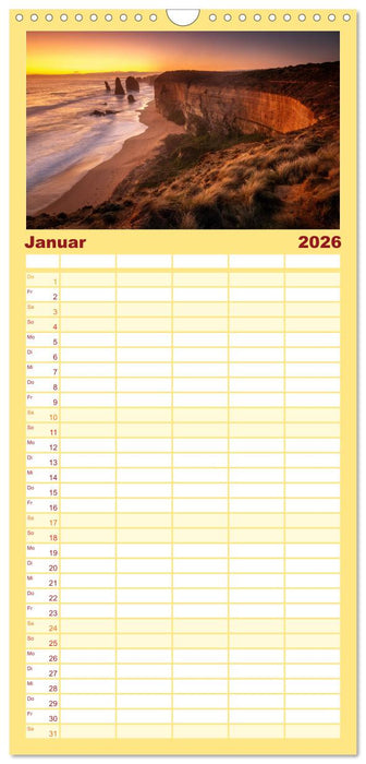 Outback Australien (CALVENDO Familienplaner 2026)