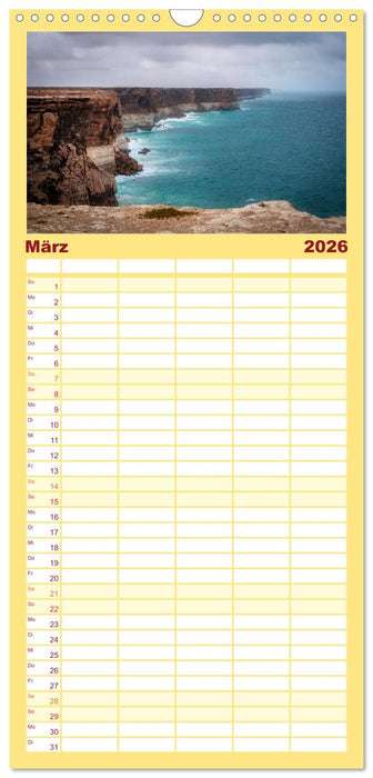 Outback Australien (CALVENDO Familienplaner 2026)