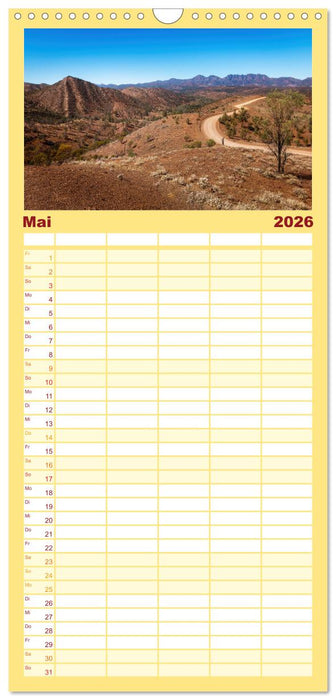 Outback Australien (CALVENDO Familienplaner 2026)