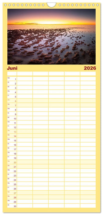 Outback Australien (CALVENDO Familienplaner 2026)