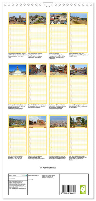 Im Kathmandutal (CALVENDO Familienplaner 2026)