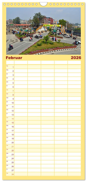 Im Kathmandutal (CALVENDO Familienplaner 2026)