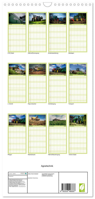 Agrartechnik (CALVENDO Familienplaner 2026)