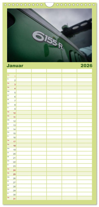 Agrartechnik (CALVENDO Familienplaner 2026)