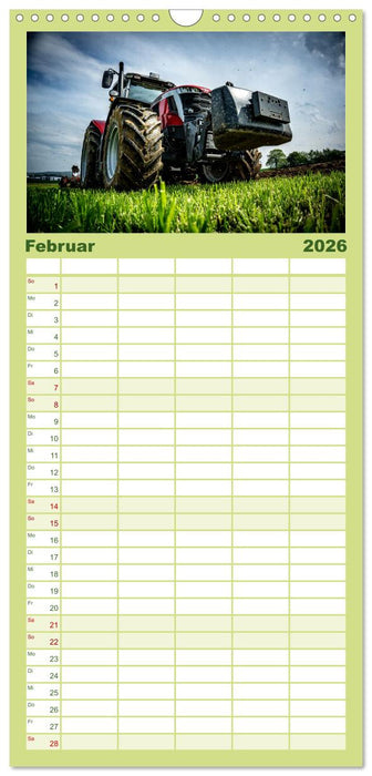 Agrartechnik (CALVENDO Familienplaner 2026)