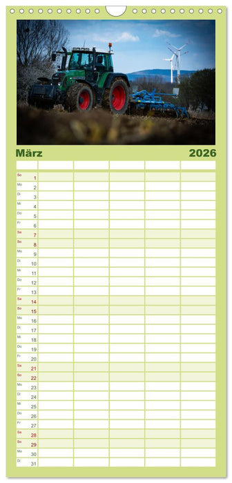 Agrartechnik (CALVENDO Familienplaner 2026)