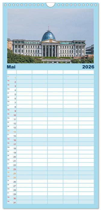 Tiflis - Die Metropole Georgiens (CALVENDO Familienplaner 2026)