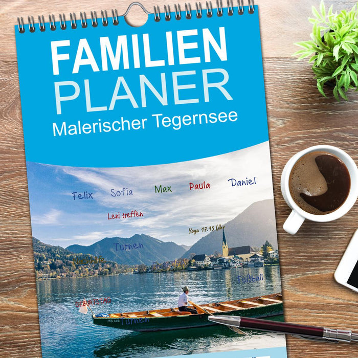 Malerischer Tegernsee (CALVENDO Familienplaner 2026)