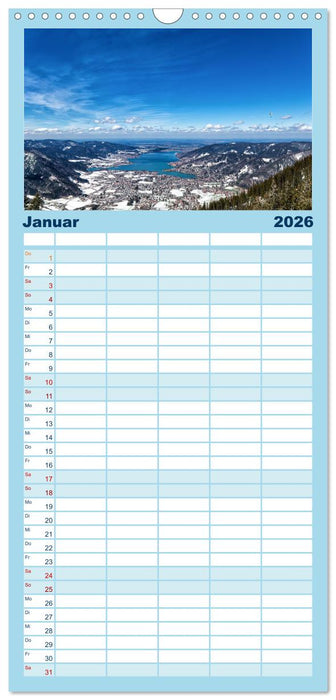 Malerischer Tegernsee (CALVENDO Familienplaner 2026)