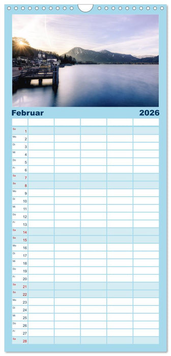 Malerischer Tegernsee (CALVENDO Familienplaner 2026)