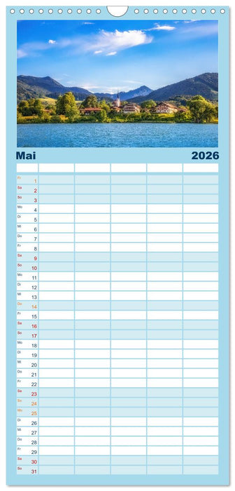 Malerischer Tegernsee (CALVENDO Familienplaner 2026)