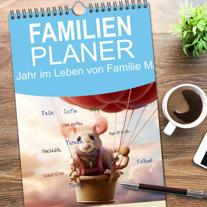 Ein Jahr im Leben von Familie Maus (CALVENDO Familienplaner 2026)