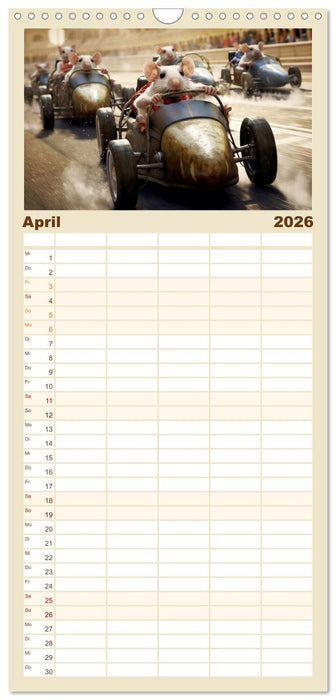 Ein Jahr im Leben von Familie Maus (CALVENDO Familienplaner 2026)