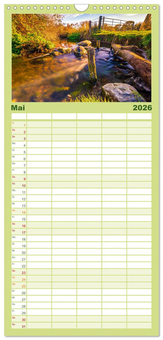 Wundervolle Naturlandschaften (CALVENDO Familienplaner 2026)