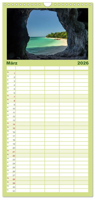 Thailand - Trauminseln in der Andamanensee (CALVENDO Familienplaner 2026)