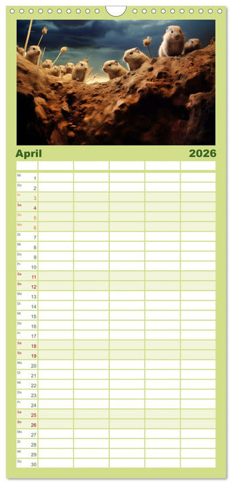Nach Art der Lemminge (CALVENDO Familienplaner 2026)