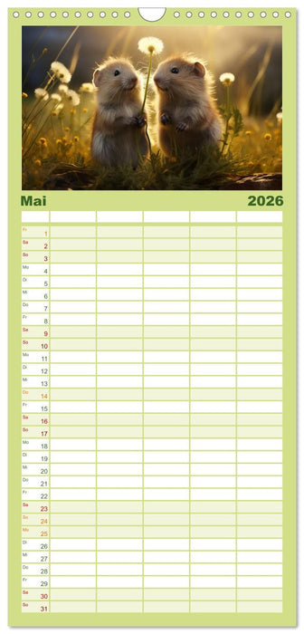 Nach Art der Lemminge (CALVENDO Familienplaner 2026)