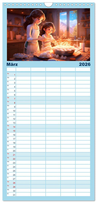 Magie der Kindheit (CALVENDO Familienplaner 2026)