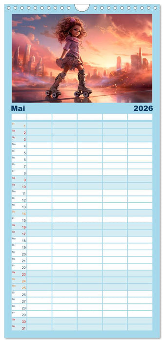 Magie der Kindheit (CALVENDO Familienplaner 2026)