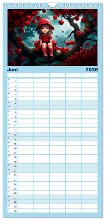 Magie der Kindheit (CALVENDO Familienplaner 2026)