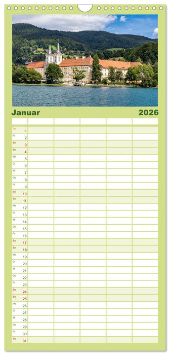 Magischer Tegernsee (CALVENDO Familienplaner 2026)