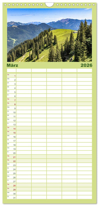 Magischer Tegernsee (CALVENDO Familienplaner 2026)