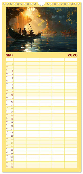 Es war einmal in Südamerika (CALVENDO Familienplaner 2026)