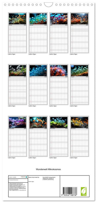 Wunderwelt Mikrokosmos (CALVENDO Familienplaner 2026)