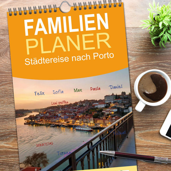 Städtereise nach Porto (CALVENDO Familienplaner 2026)