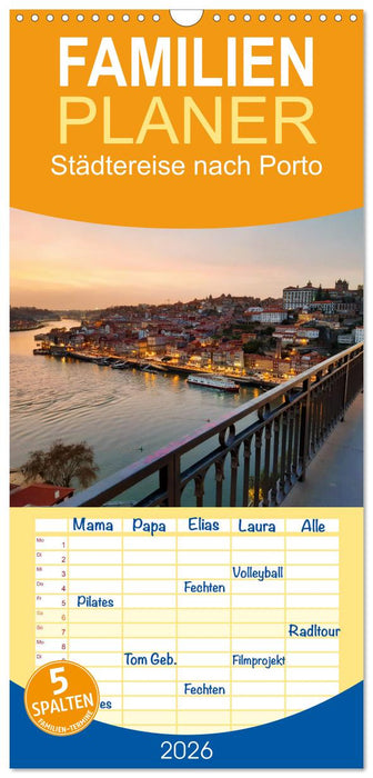 Städtereise nach Porto (CALVENDO Familienplaner 2026)