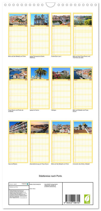 Städtereise nach Porto (CALVENDO Familienplaner 2026)
